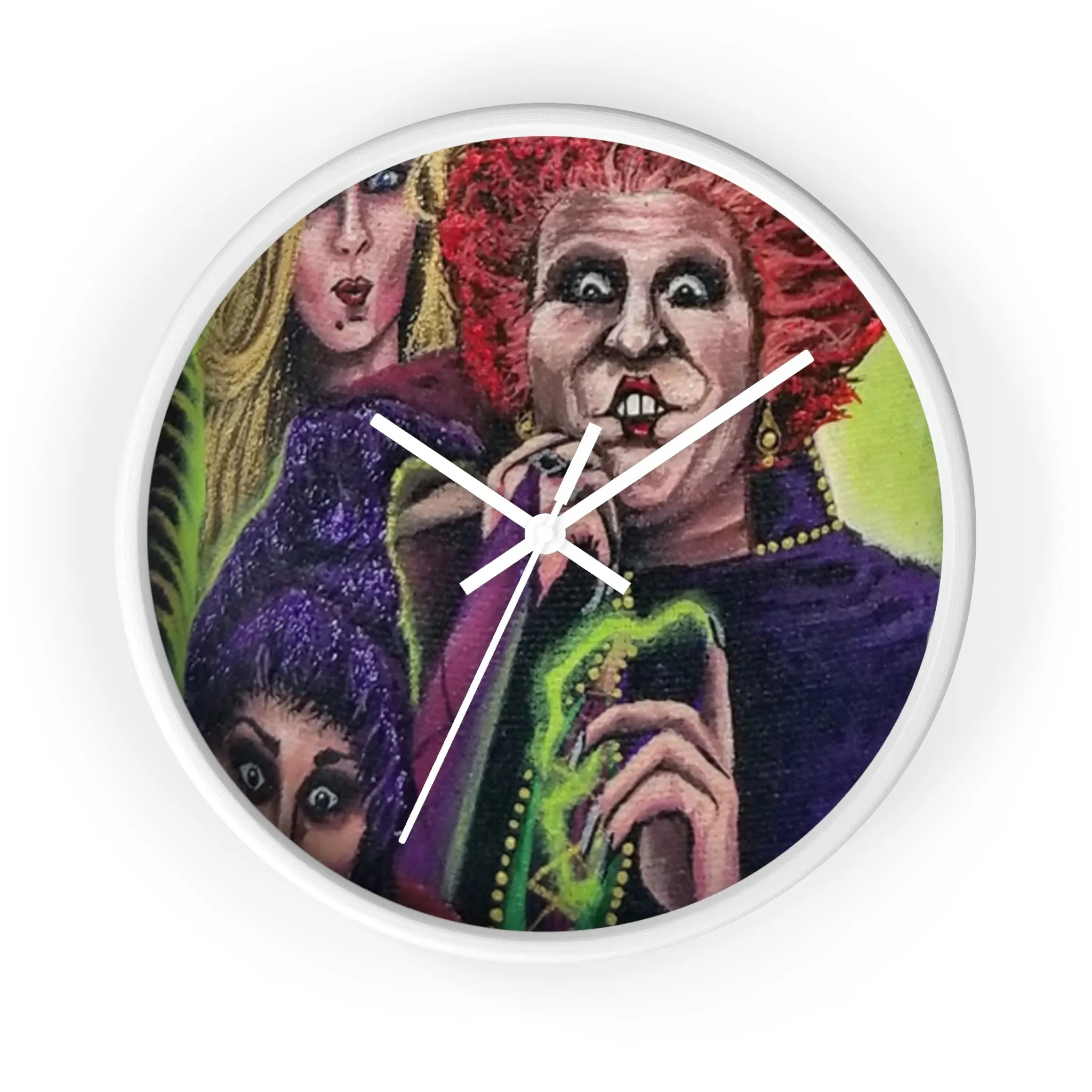Tis Time! Hocus Pocus Wall Clock