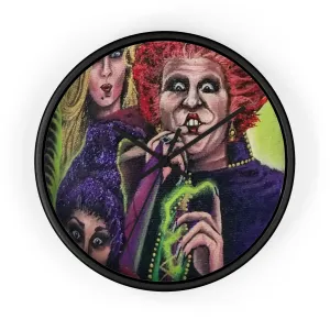 Tis Time! Hocus Pocus Wall Clock