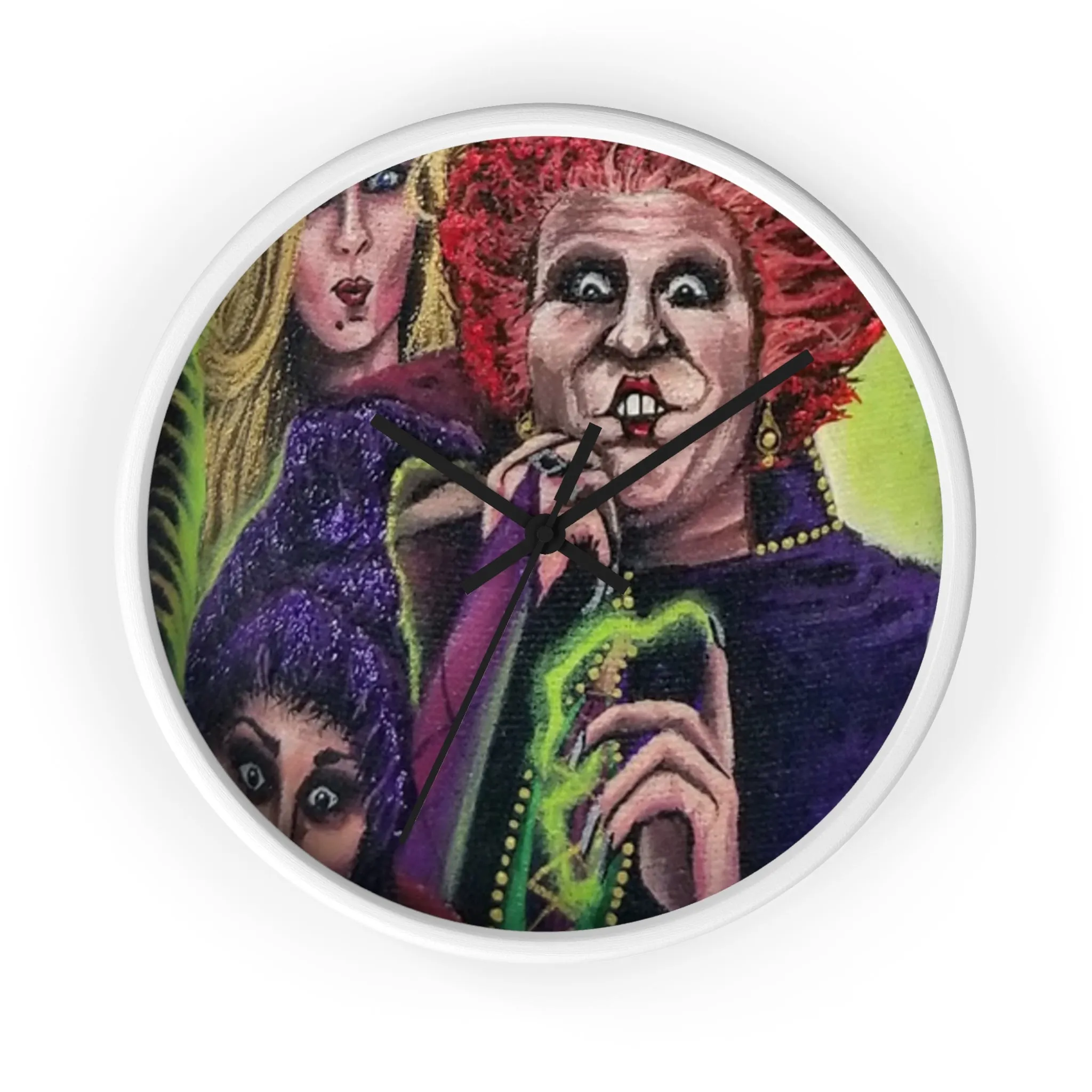 Tis Time! Hocus Pocus Wall Clock