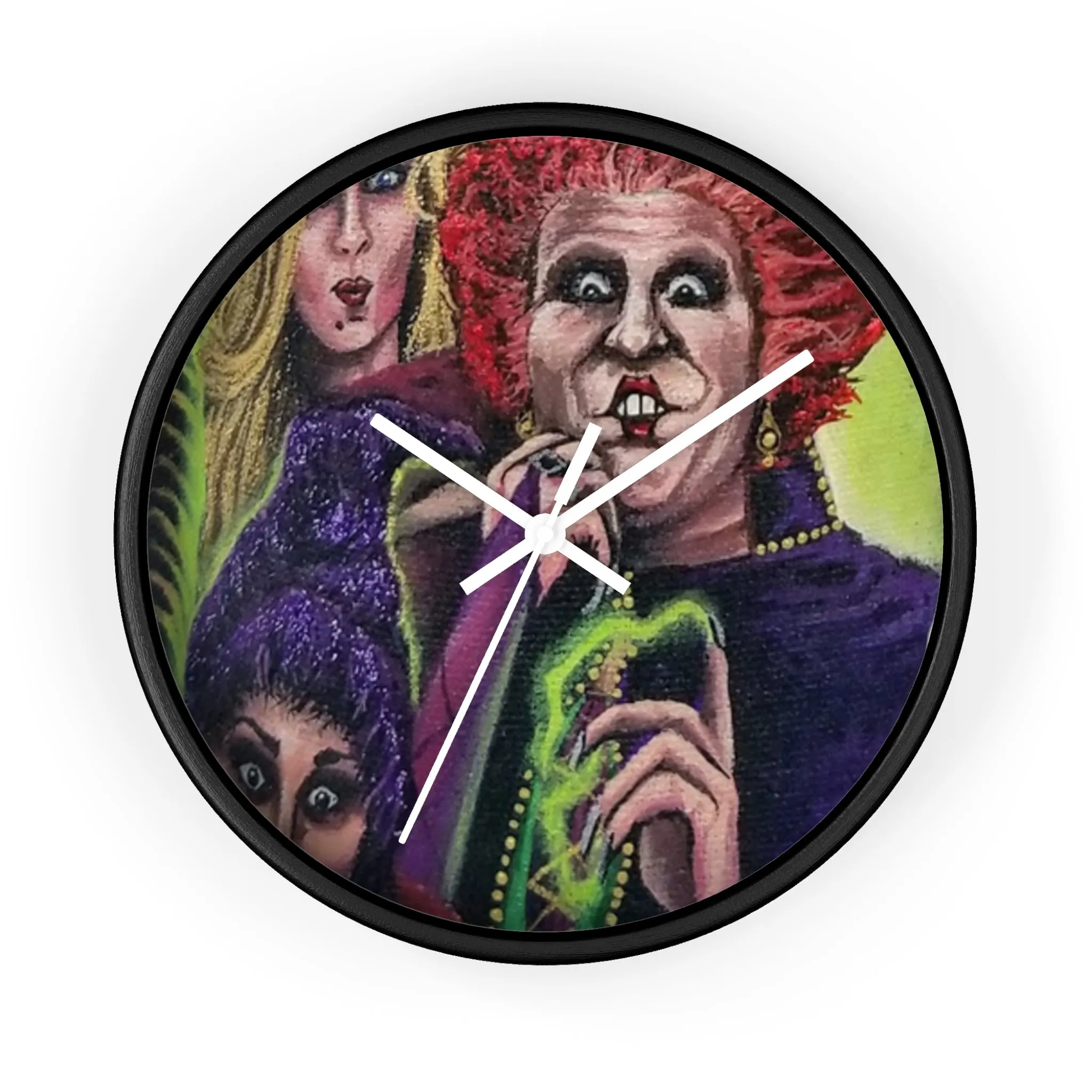 Tis Time! Hocus Pocus Wall Clock