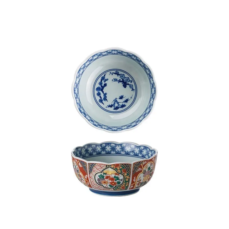 Traditional Arita Yaki-Japanese Porcelain Bowl