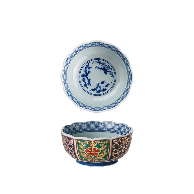Traditional Arita Yaki-Japanese Porcelain Bowl