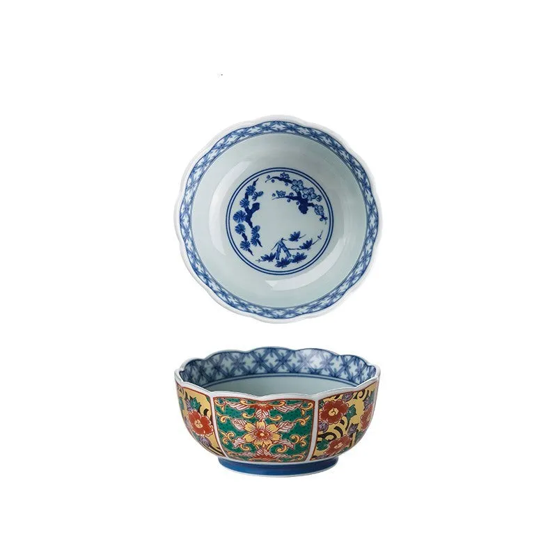 Traditional Arita Yaki-Japanese Porcelain Bowl