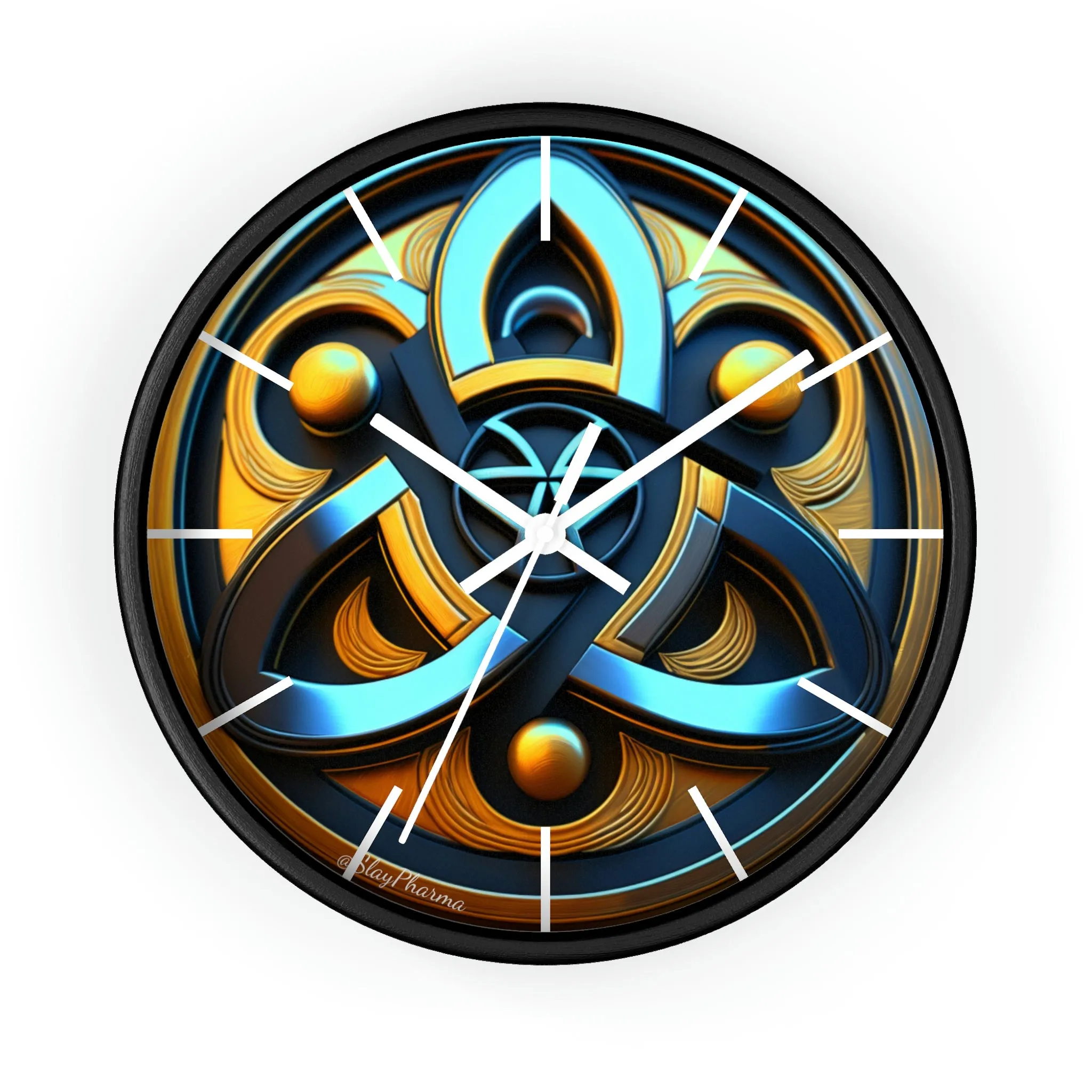 Trinity Wall Clock #1 w/ lines