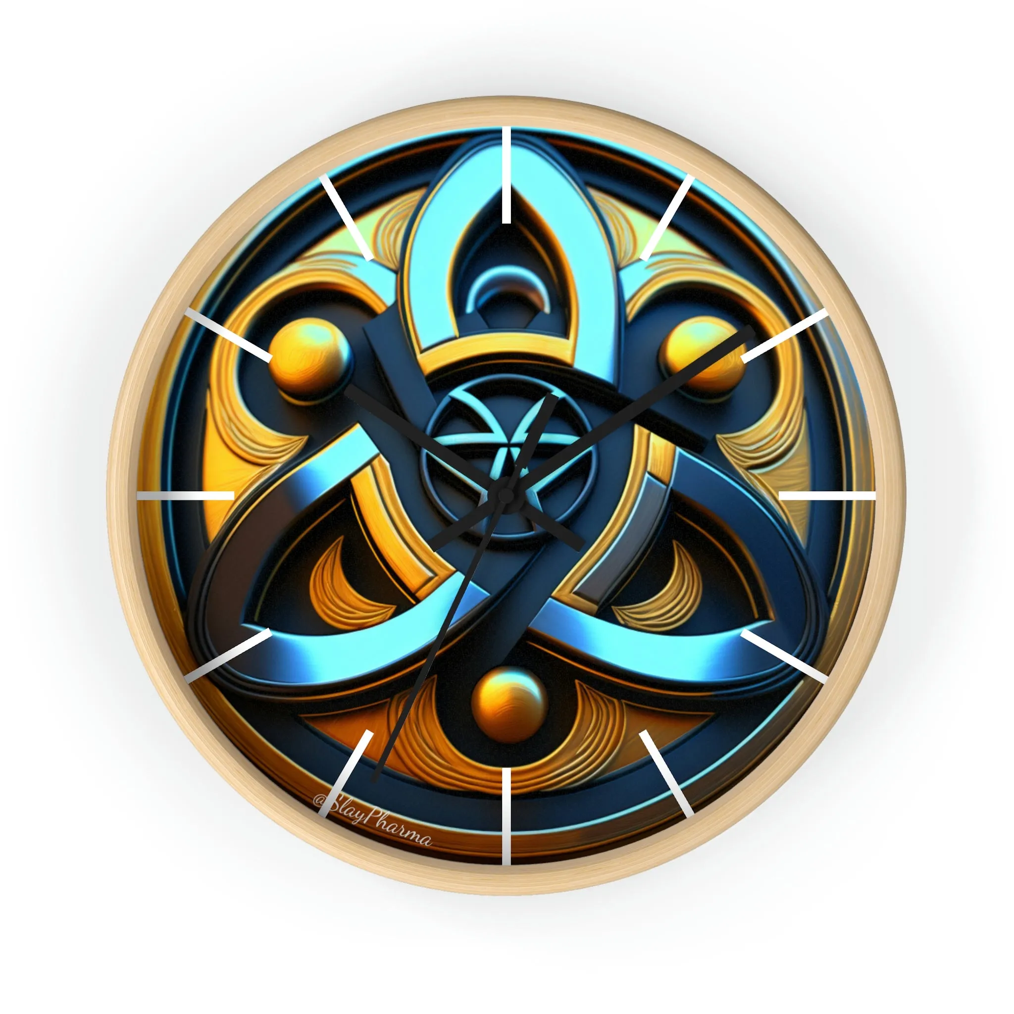 Trinity Wall Clock #1 w/ lines