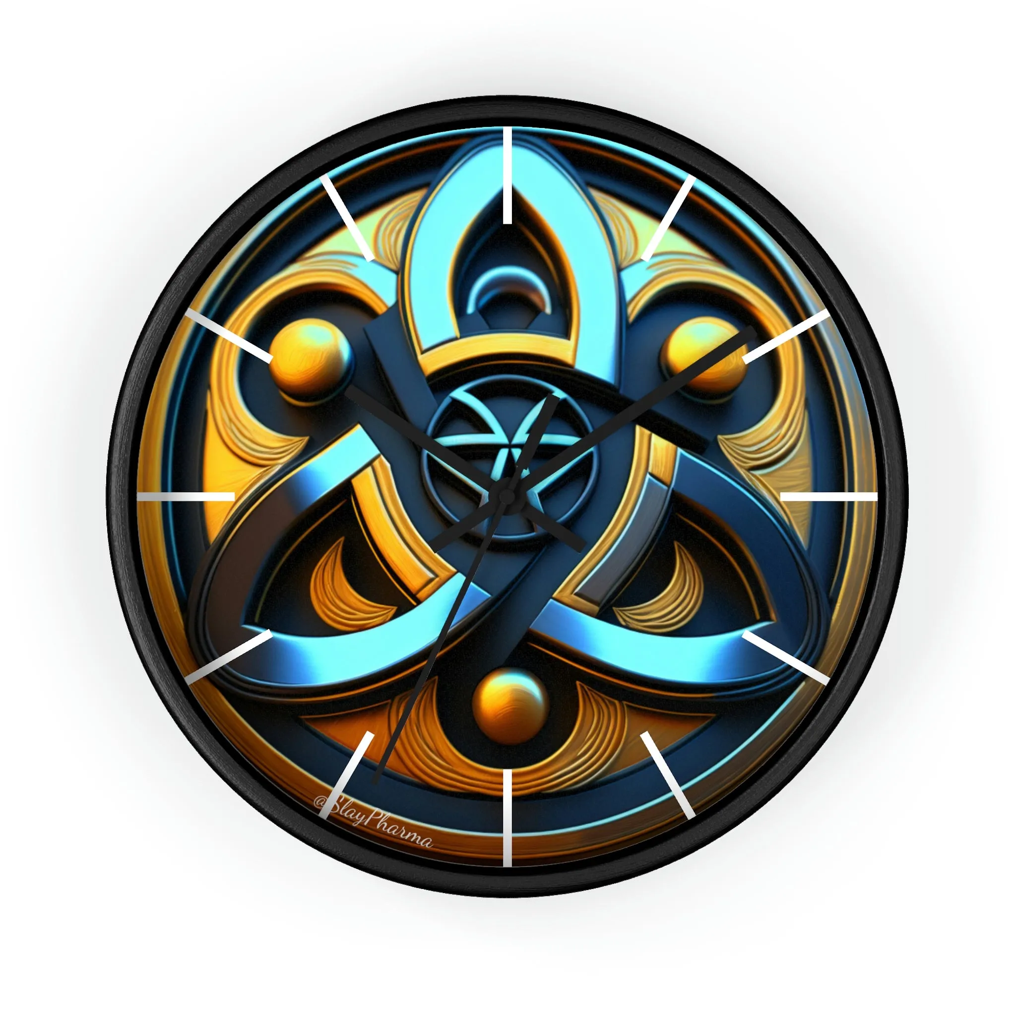 Trinity Wall Clock #1 w/ lines
