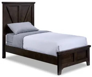 Twain Twin Bed - River Rock