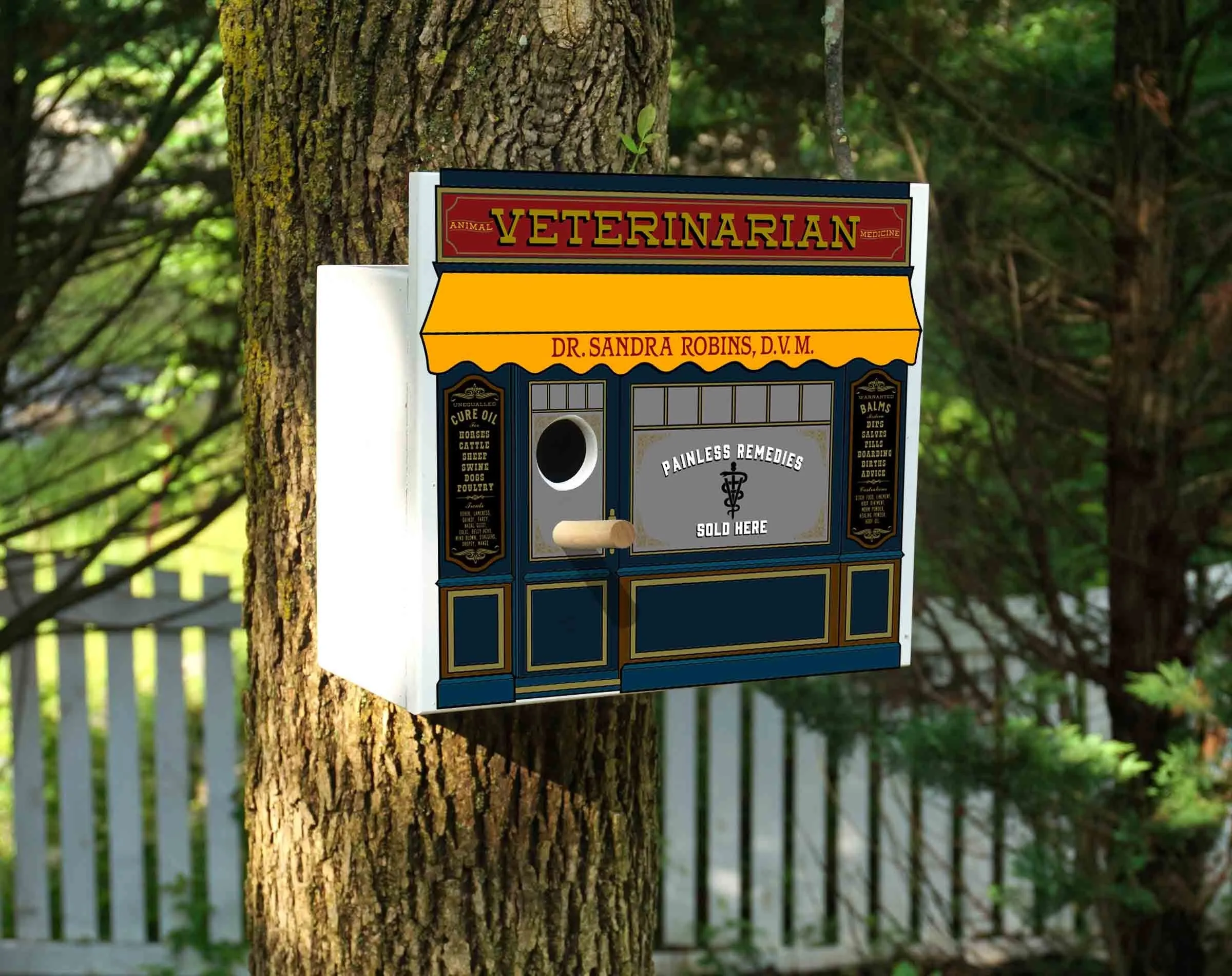 Veterinarian Birdhouse - Personalized