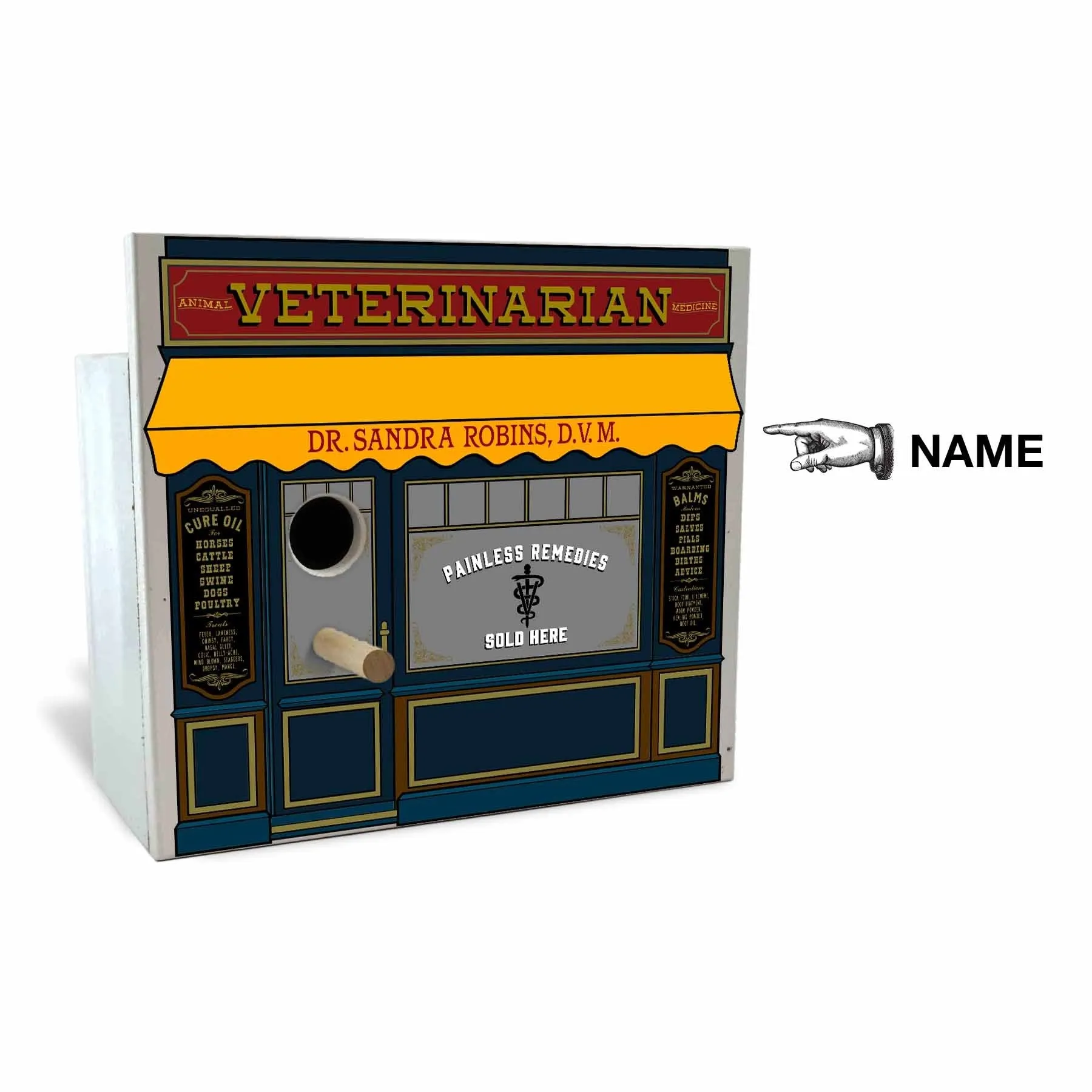 Veterinarian Birdhouse - Personalized