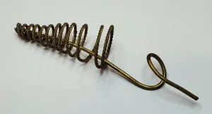 Vintage Brass Spiral Floral Holder