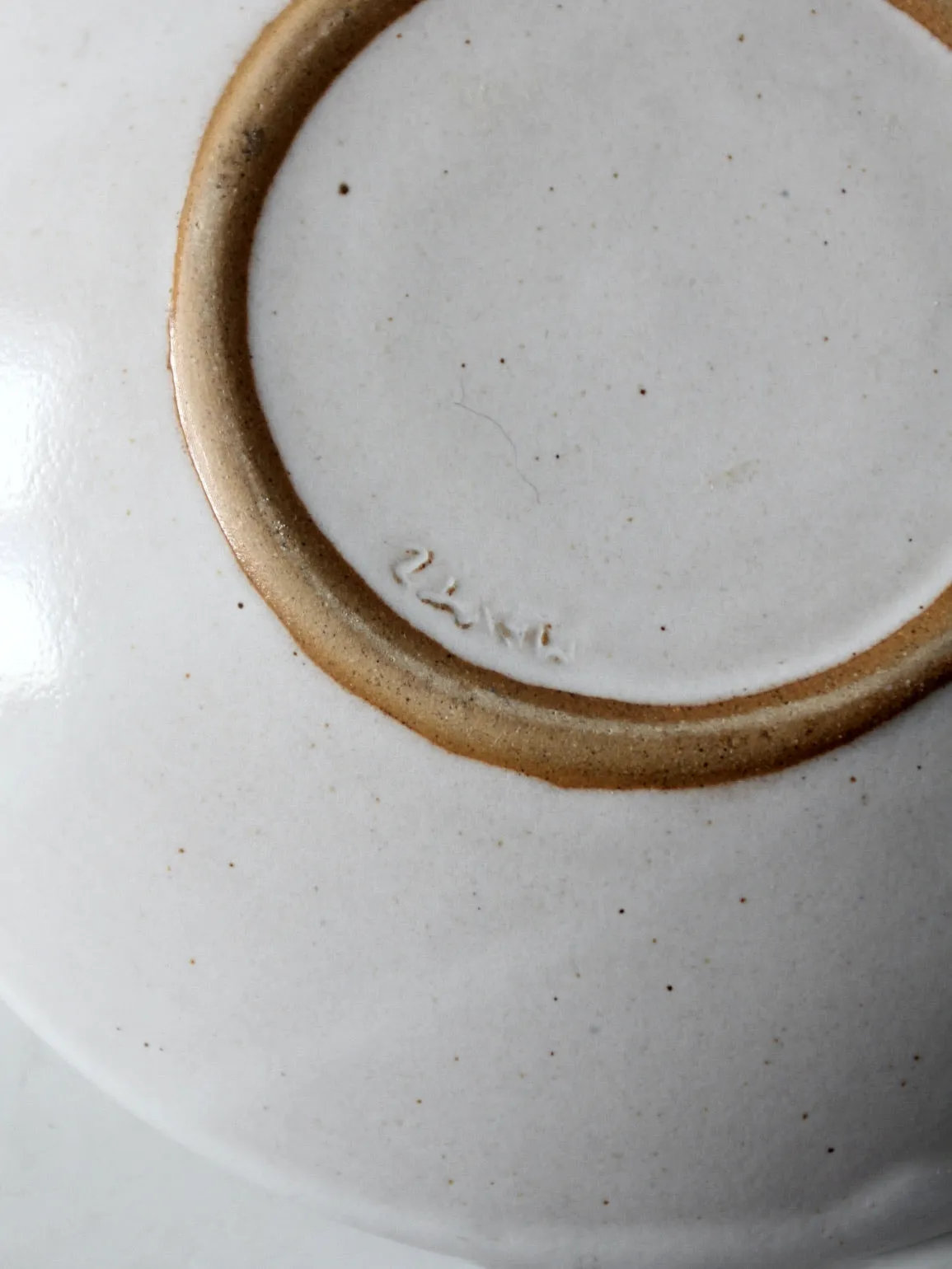 vintage studio pottery bowls pair