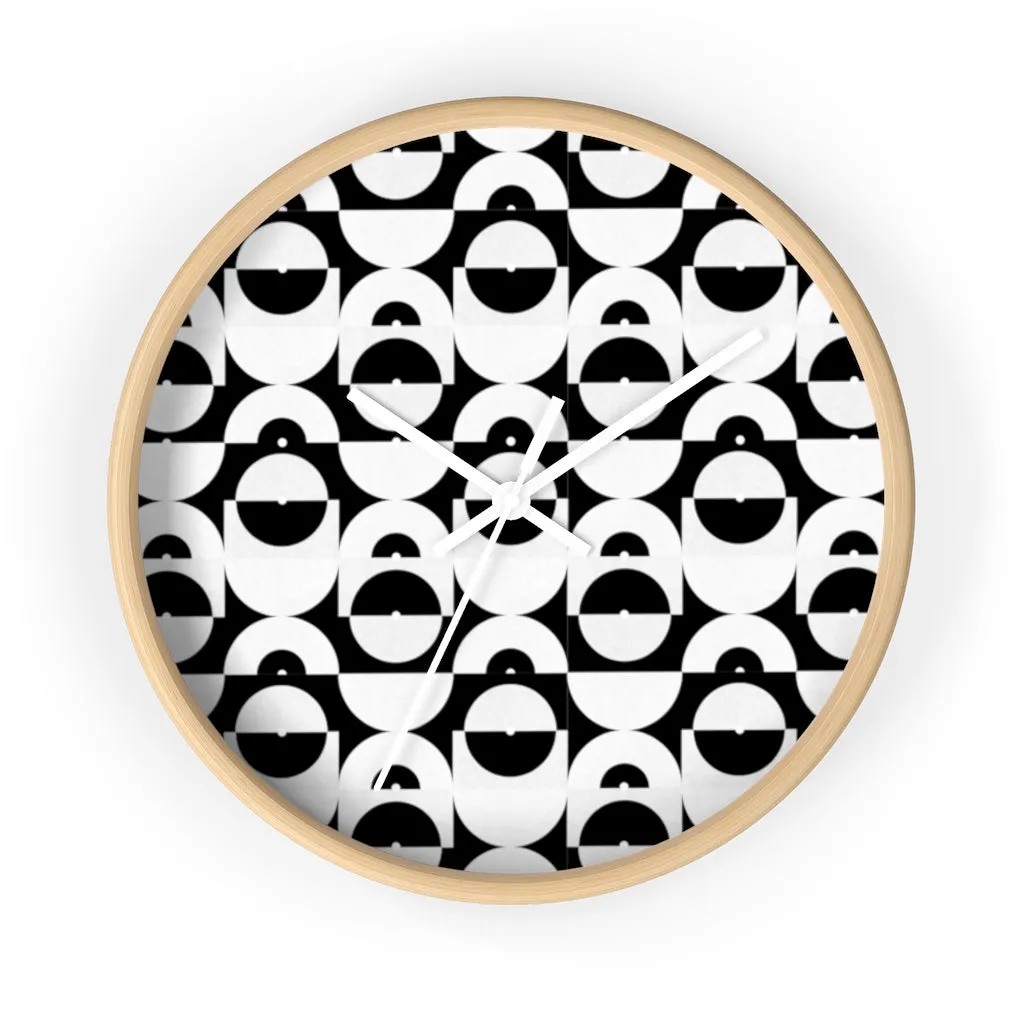 VINYL ABSTRACTIONS WALL CLOCK