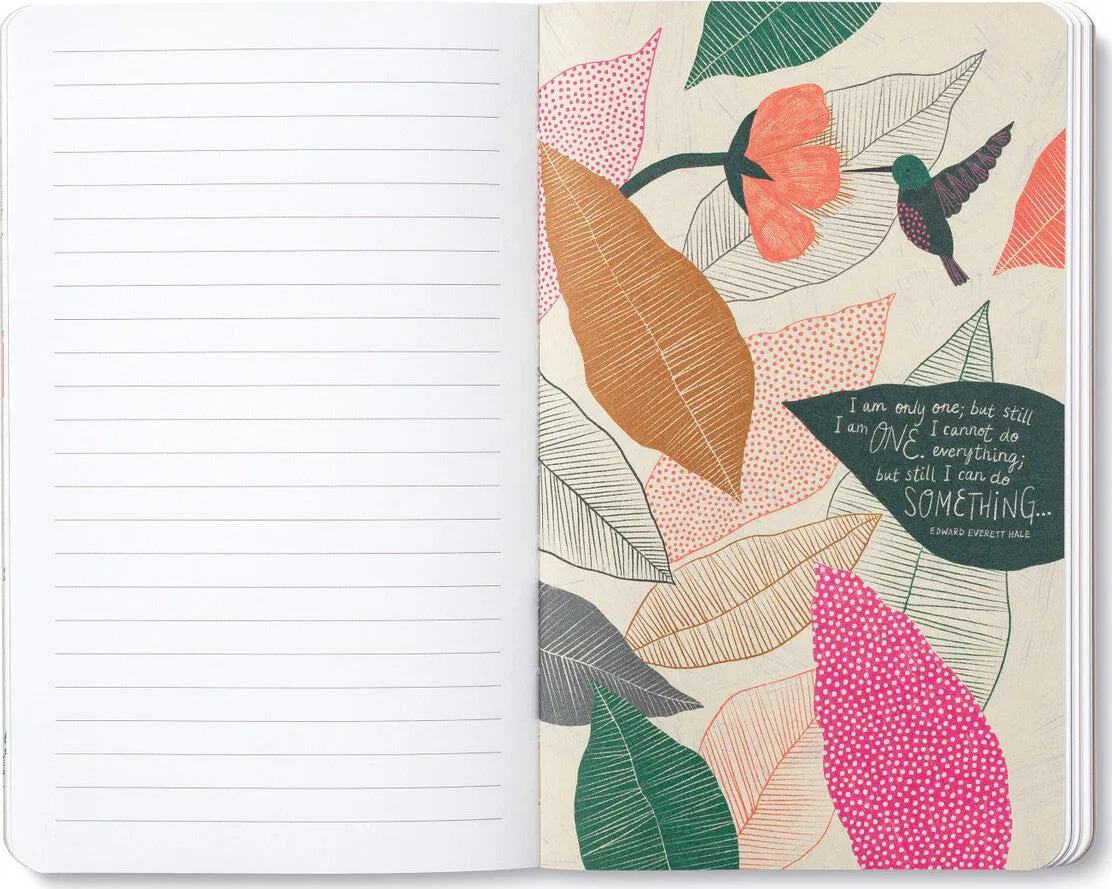 We Can Begin By Doing Small Things Write Now Journal