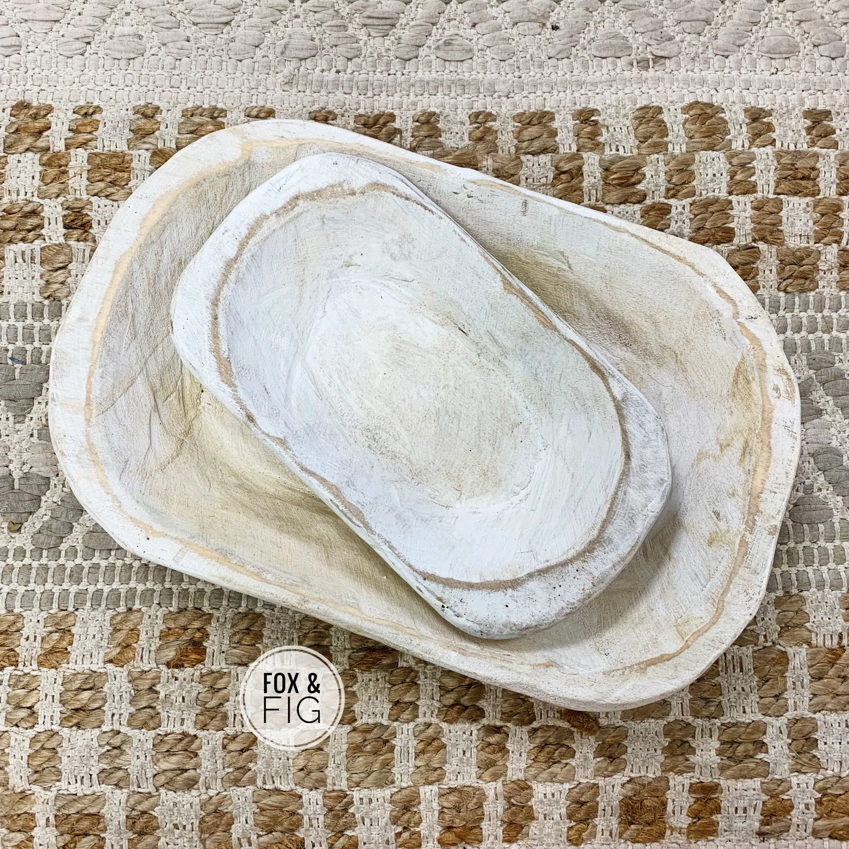 White Dough Bowls ~ 2 Sizes